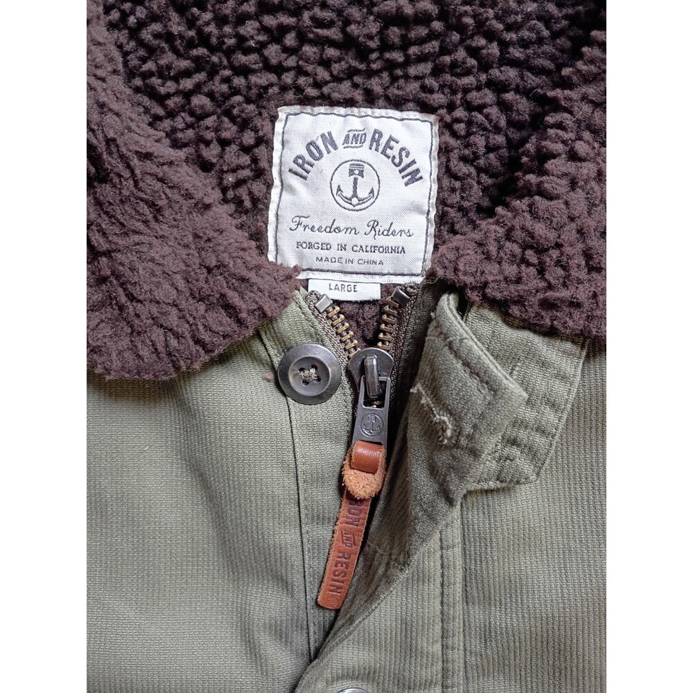 Iron & Resin Nautilus Jacket L Olive Green - Picture 5 of 11